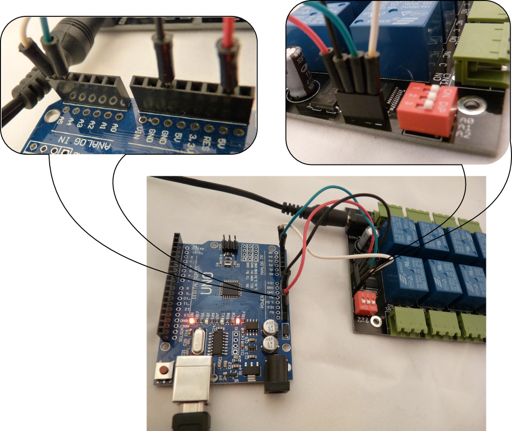 Connecting to an
      Arduino