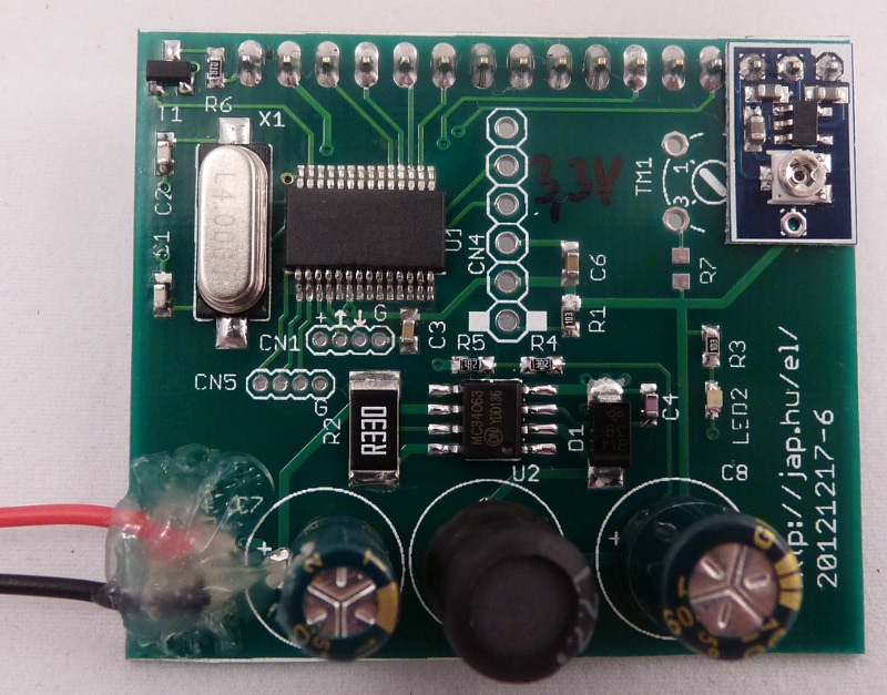 charge pump circuit on the PCB