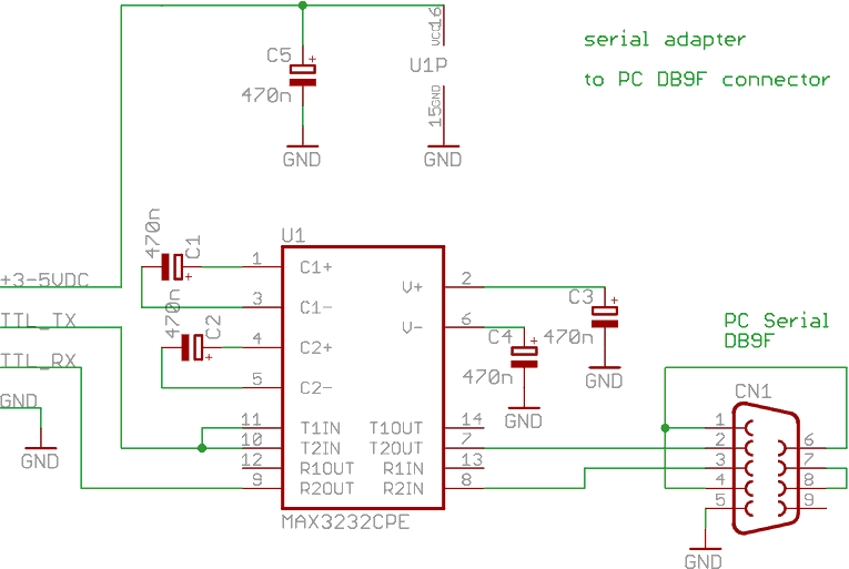 Ch340 Usb To Serial Schematic