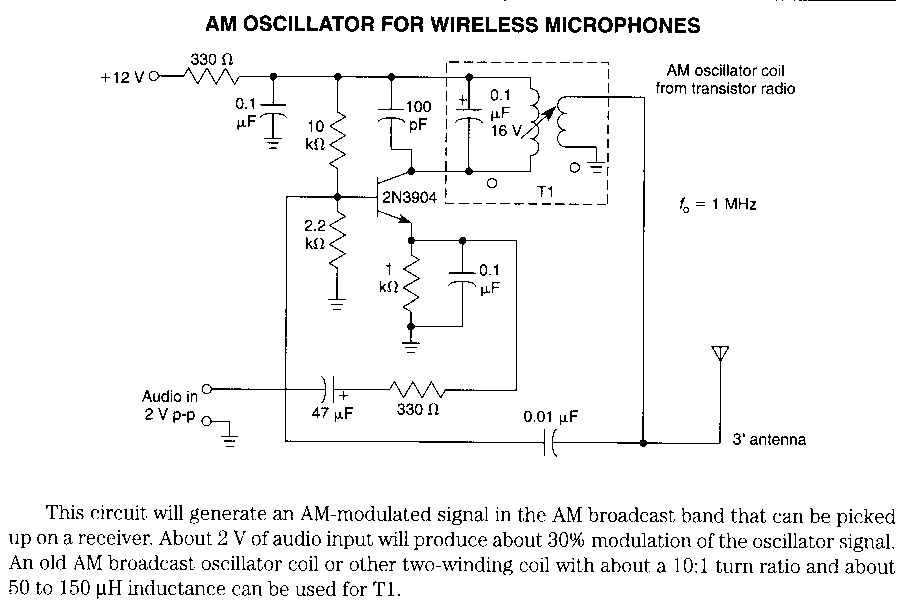 Wireless Microphone Electronic Circuits