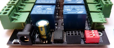 I2C relay module connectors